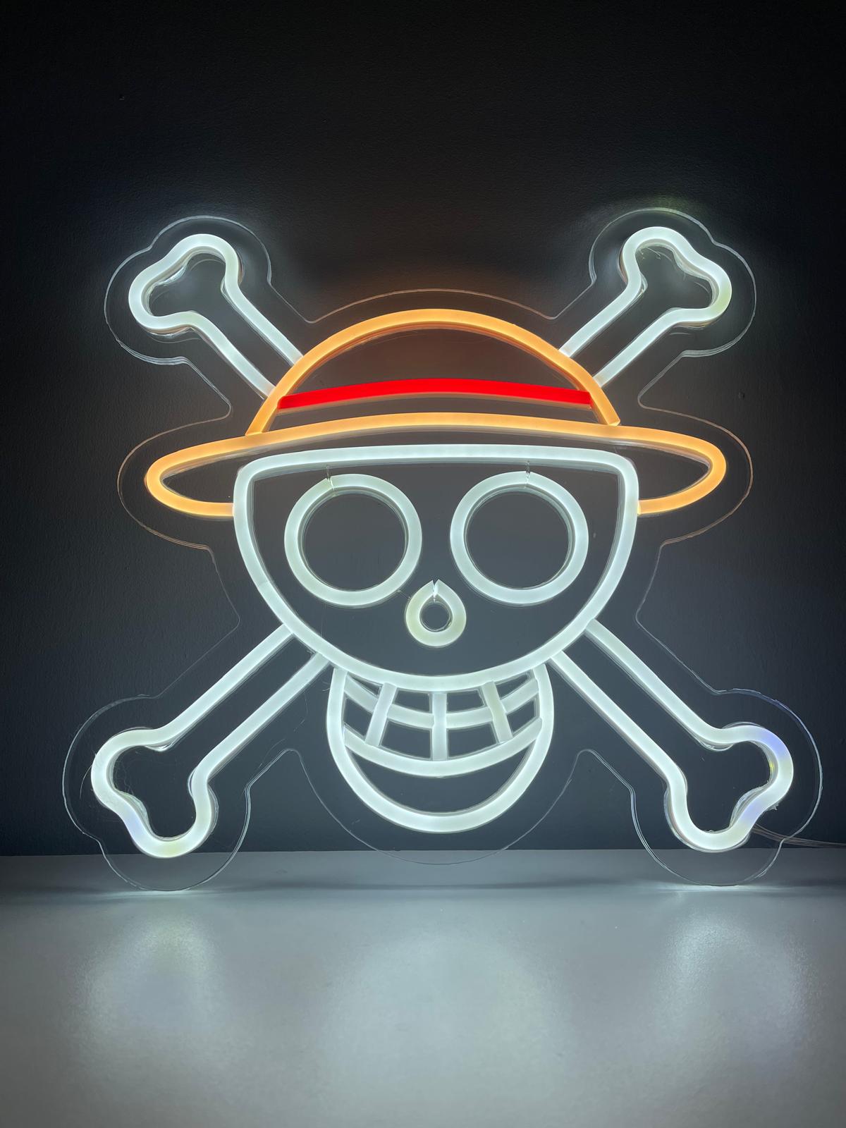 Logo ONE PIECE in NeonLed