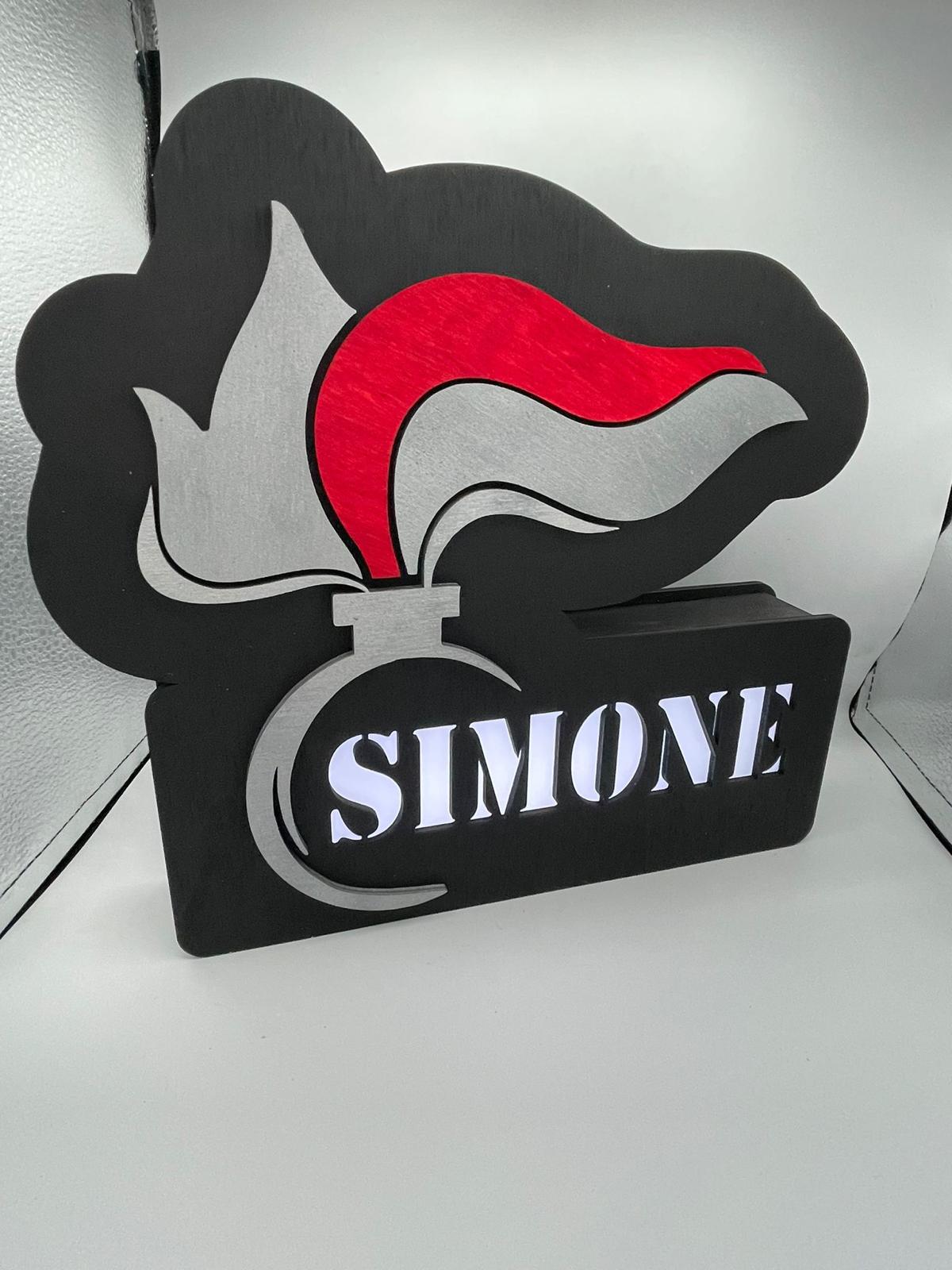 Lampade dedicata alle forza dell'ordine